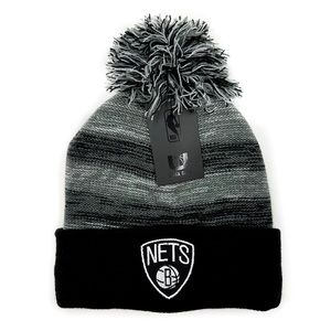 Brooklyn Nets Winter Beanie Mens Womens NBA Knit Hat Basketball Fan Gear Gift